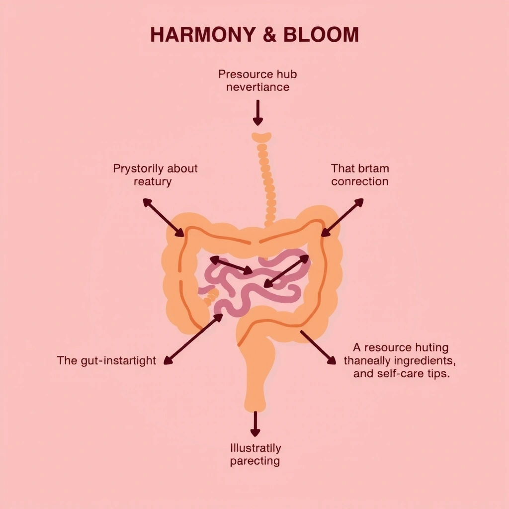 Illustration of gut-brain axis connection