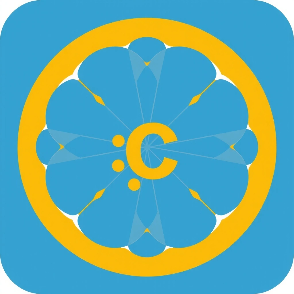 Vitamin C orange slice icon