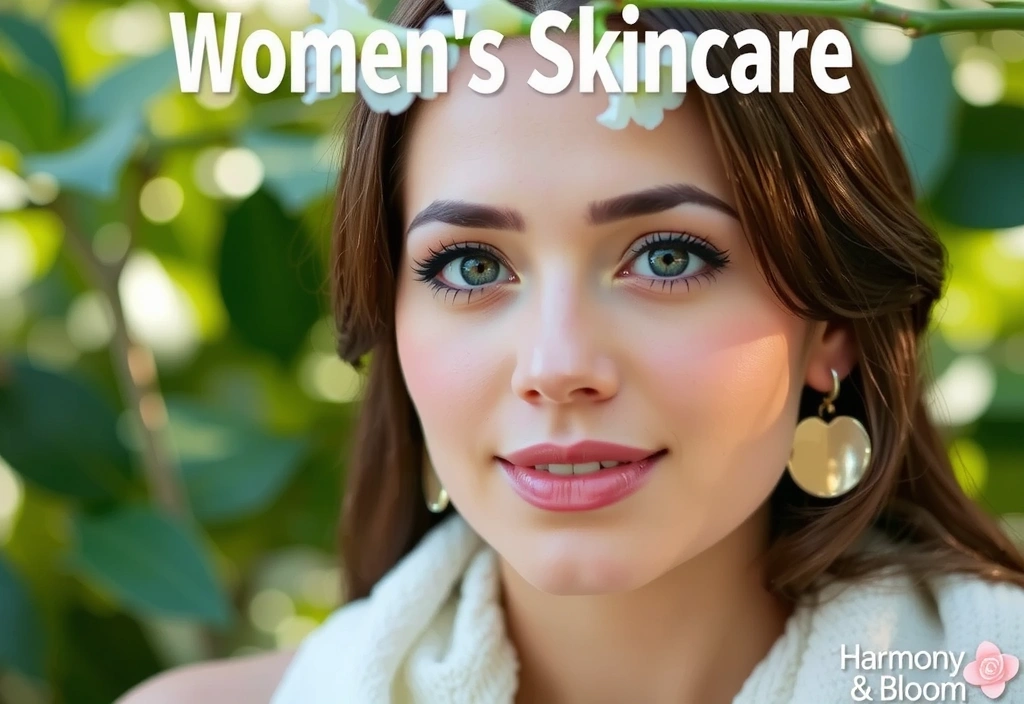 Woman with glowing, healthy skin, soft focus